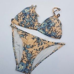 Zimmerman Porcelain Quilted Triangle Bikini
